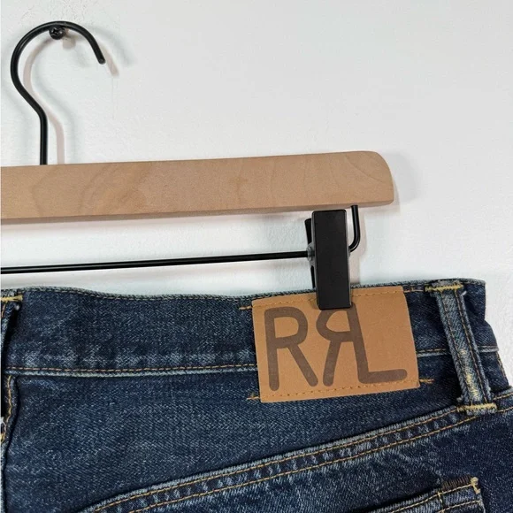 RRL BY RALPH LAUREN Slim Narrow Grandfalls Jean Grandfalls Wash 34 - Picture 6 of 12